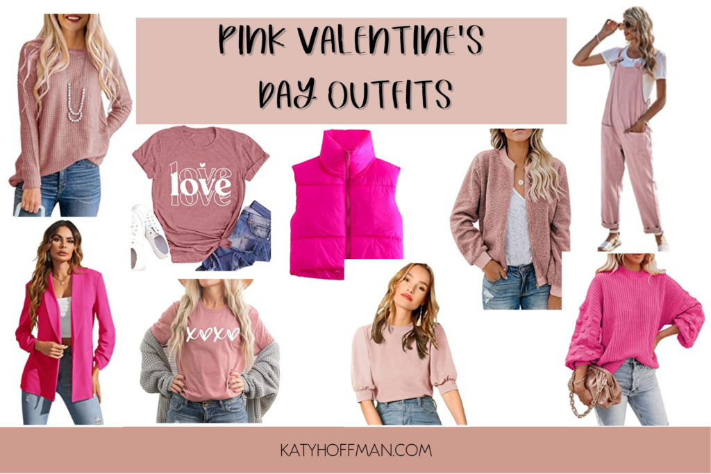 pink valentine's day outfits