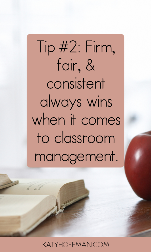 consistent classroom management