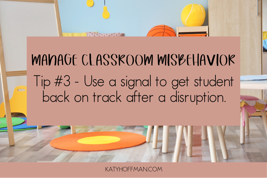 common classroom misbehaviors