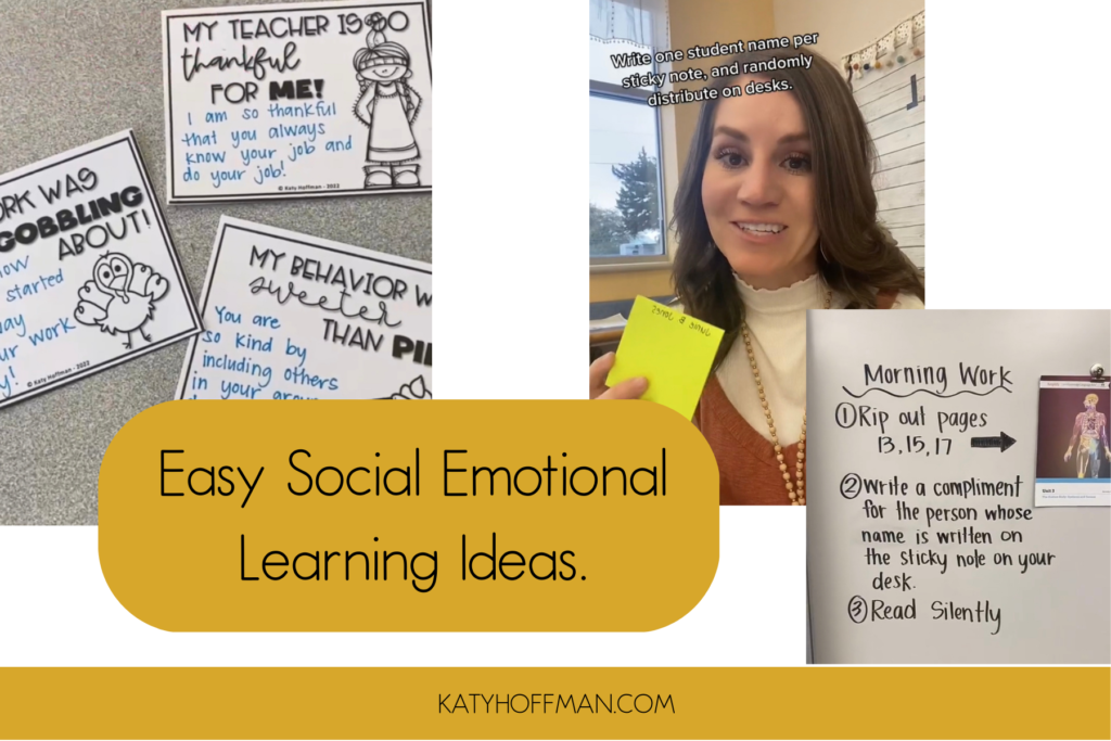 social emotional learning ideas